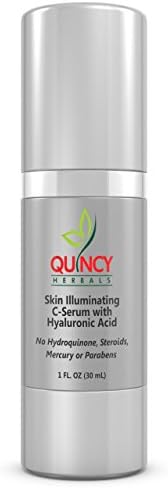 Illuminating Vitamin C Serum - Vitamin C Hyaluronic Acid Serum with 1% Hyaluronic Acid, Glycolic Acid And Ferulic Acid - Powerful Anti Aging Treatment Face Serum And Dark Spot Corrector For Face