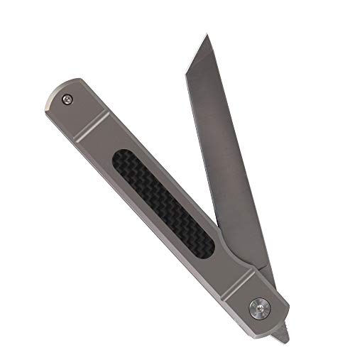 MASALONG kni205 D2 blade, carbon fiber + titanium