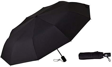 Compact Windproof Travel Umbrella with Auto Open and Close Button