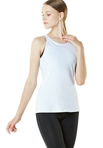 image for TSLA 1~2 Pack Women's Dri Racerback Workout Cool Fitness Tank Top Shir