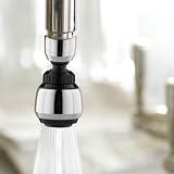 Lakeland Tap Adapta 360 Swivel Spray Adjuster Water Saving Aerator Black Chrome view 2