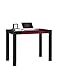 Novogratz Ameriwood Home Parsons Desk with Drawer, Black/Red