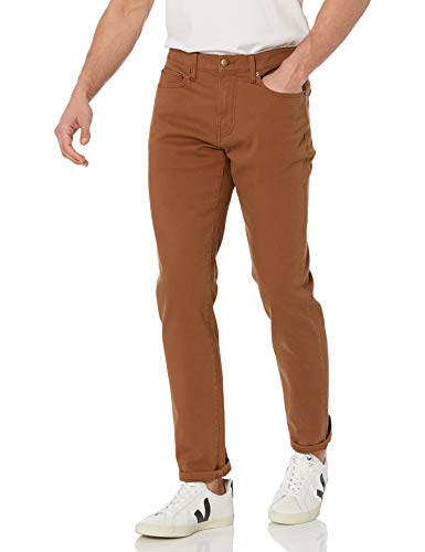 Amazon Essentials Men's Slim-Fit Jeans - Discontinued Colors, Dark Khaki Brown,…