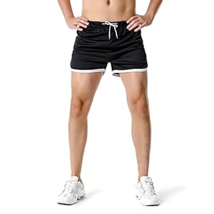 LAYAN-B Lichtgewicht hardloopshorts voor heren, gymschoenen, ademend, joggingbroek, tempo shorts