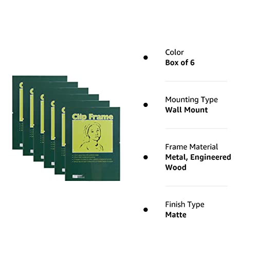 Ambiance Gallery Clip Frames Modern Low Profile Invisible Minimalist