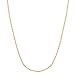 1mm Gold Plated Ball Chain Necklace, 24