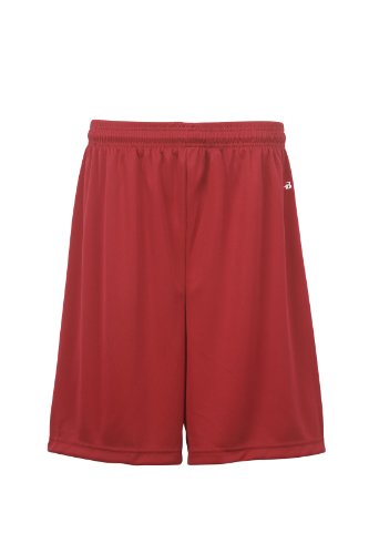 Badger Sportswear Men's B-Dry Performance Short, Red, Small