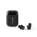 Rowkin Ascent Micro True Wireless Earbud Headphones: 17+ Hours, Bluetooth 5, Smallest Headphones & Charging Case Deep Bass Mic Quick Pairing & Noise Reduction for Android Samsung & iPhone (Black)