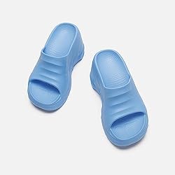 Arqa Marshmallow Wedge Sandals for Women Open Toe