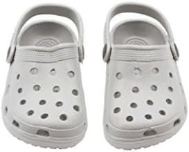 Shocked Toddler Rubber Foam Slingback Clogs with Ventilated Upper Size 9-10 Gray