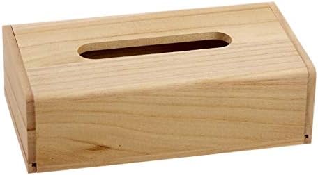 D,casa - Caja Porta pañuelos Madera Natural 24x13x7 cm: Amazon.es: Hogar
