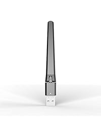brostrend AC5 600 Mbps High Gain adaptador Wi Fi USB con 3 dBi Antena externa, velocidad Dual Band 5 GHz Wireless AC600 433 Mbps, 2.4 GHz 150 M, Mini para el computadora portátil, computadora, PC, De Win 10 8 7 Vista XP