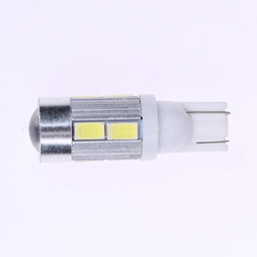 UEB 10 X Car Led Lights T10 5630 10smd Led Wide Light W5W 194 - Thumbnail 6