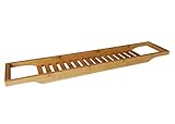 Bamboo Bathroom Bath Tub Caddy. Second Generation. Built To Last. Organize Your Bathroom, Bathtub Or Tub.