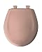 Bemis 200SLOWT 243 Lift-Off Plastic Round Slow-Close Toilet Seat, Wild Rose