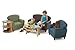 Brand New World Furniture FP2S200 Brand New World Preschool Enviro-Child Upholstery Chair, Sage