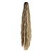 FUT Womens Claw Ponytail Clip in Hair Extensions 21 inches Long Corn Hairpiecethumb 1