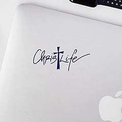Decal Stickers Of Fancy Script Christ Life S