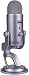 Blue Yeti USB Mic for Recording & Streaming on PC and Mac, 3 Condenser Capsules, 4 Pickup Patterns, Headphone Output and Volume Control, Mic Gain Control, Adjustable Stand, Plug & Play - Space Gray primary