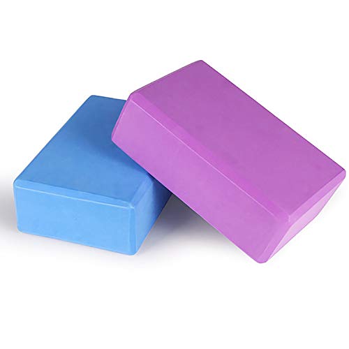 cefera-Yoga-Block-2-PC-High-Density-EVA-Foam-BlockSoft-Non-Slip-Surface-for-Yoga-Pilates-MeditationFitness