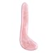 JOVIVI Handmade Natural Rose Quartz Gua Sha Guasha Scraping Massage Tool for Body Spa Relaxing, Hook Shape