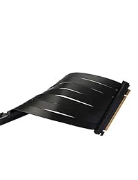 Phanteks PH-CBRS_PR22 - Cable elevador PCI-E 3.0 x16 de 8.661 in con blindaje de alta velocidad, adaptador 90o