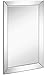 Hamilton Hills 20x30 Inch Rectangular Polished Silver Framed Mirrors for Wall | Large Luxury Mirror with 3in Angled Beveled Edge Frame | Hanging Vanity for Hallway, Entry, Bedroom & Bathroom Mirror