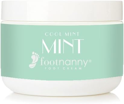 Footnanny - Mint Foot Cream - Soothes Cracked Heels and Dead Skin with an Old Fashion, Invigorating Formula