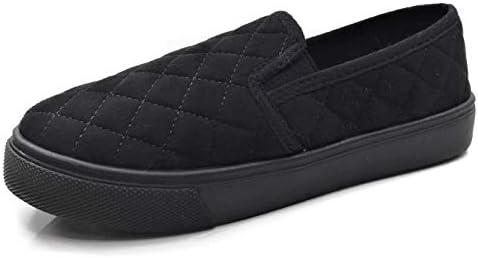 Slip On Fashion Sneakers White Sole Shoes Closed Toe
