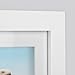 Tiny Mighty Frames 3-Set, Wood Square Instagram Photo Frame, 6x6 (5.5x5.5 Window), 4x4 Mat (3.75x3.75 Window), Hanging (3, White)