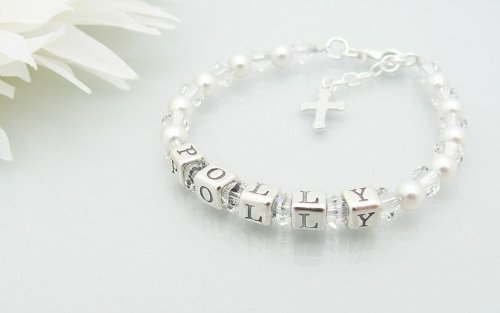childrens christening bracelet
