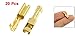 uxcell 2.8 mm Connectors Female Spade Cable Wire Terminals, 20 Piece