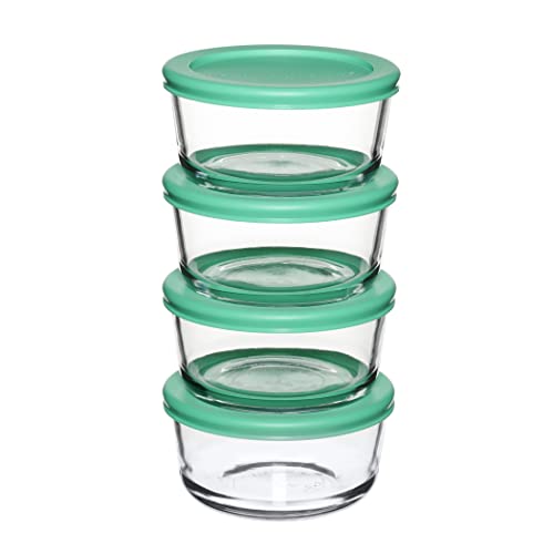 Anchor Hocking 8 Piece Glass Food Storage Containers 2Cup Round with