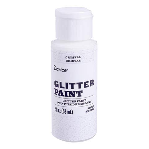 Darice 30062627 Glitter Crystal, 2 Ounces Acrylic Paint,