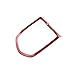 wroadavee Red Interior Roof Front Reading Light Cover Trim for Porsche Cayenne 2011-2017