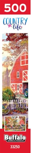 Buffalo Games - Dominic Davison - Autumn Farmhouse - 500 Piece Jigsaw Puzzle For Adults -Challenging Puzzle Perfect for Game Nights - Finished Size is 21.25 x 15.00