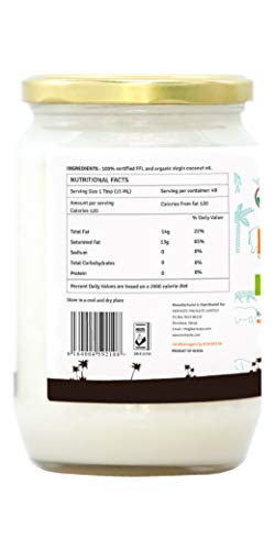 Kentaste Organic Virgin Coconut Oil Unrefined, Pure Cold Pressed FAIR TRADE FROM KENYA - Use for Cooking, and as Base… - Image 7