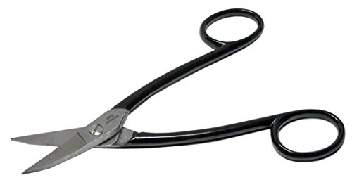 Curved Blade Shears with Scissor Handles Metal Sheet Template Pattern Cutting Jewelry Making Tool - Made in Germany