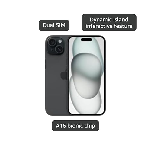 Apple iPhone 15, 128GB, Black - AT&T (Renewed Premium)