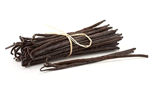 Madagascar Vanilla Beans - Organic Bourbon Grade A. Great for Baking, Homemade Extract, vanilla paste, Brewing, Coffee, Cooking etc. Average length 6-7 inches. (1 Bean)
