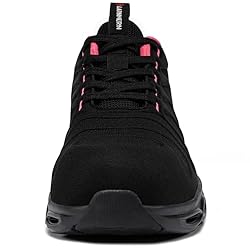 LARNMERN Steel Toe Shoes for Women Lightweight
