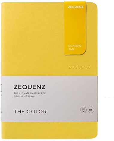 Zequenz Classic 360 The Color B6 Notebook, Dotted, Mustard
