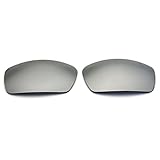 Polarized Replacement Sunglasses Lenses for Spy Optics Dirk (Silver Mirror)