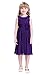 Bow Dream Junior Bridesmaids Little Girls Elegant Ruffle Chiffon Summer Flowers Girls Dresses