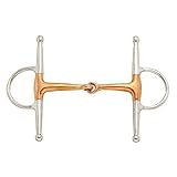 Kelly Silver Star Copper Full Cheek Snaffle Bit