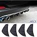 Car Rear Bumper Spoiler Diffuser Shark Fin Protect Cover Anti-crash Accessories
