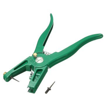 Generic Green Aluminum Animal Livestock Ear Tag Identification Tagger Plier