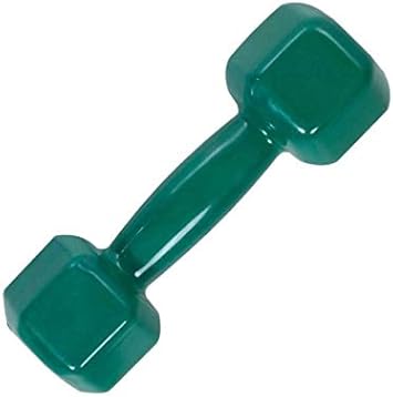 Halter Emborrachado Sextavado 3 kg - Verde