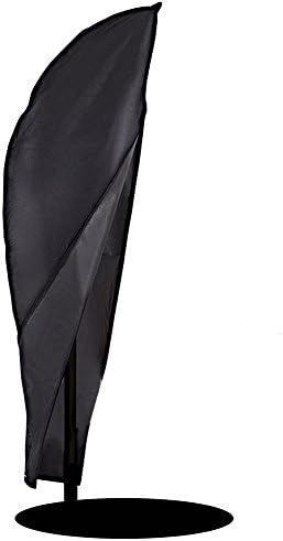 POMER Cantilever Umbrella Cover with Zipper and Water Resistant Fabric for 7ft to 11ft Outdoor Patio Offset Umbrellas