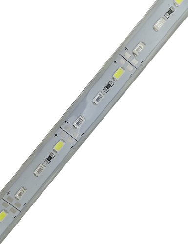 HAMRVL 5730 Aquarium Coral LED Strip Light Spool Waterproof LED Plant Grow String Lights DC 12V 1ft 3Pcs With power and remote (1Red 2White 1Blue )